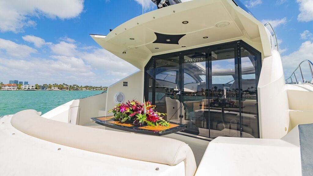 43' Marquis private yacht charters miami 3